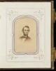 Album with 46 carte-de-visite photographs in window mounts, plus 2 loose, with Abraham Lincoln, Civil War generals and others - 4