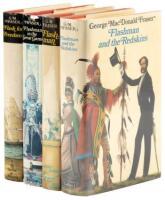 Four Flashman novels, one signed