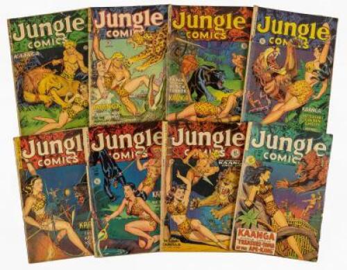 JUNGLE COMICS Nos. 131, 132, 134, 136, 137, 138, 139, 154 * Lot of Eight Comics