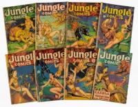 JUNGLE COMICS Nos. 131, 132, 134, 136, 137, 138, 139, 154 * Lot of Eight Comics