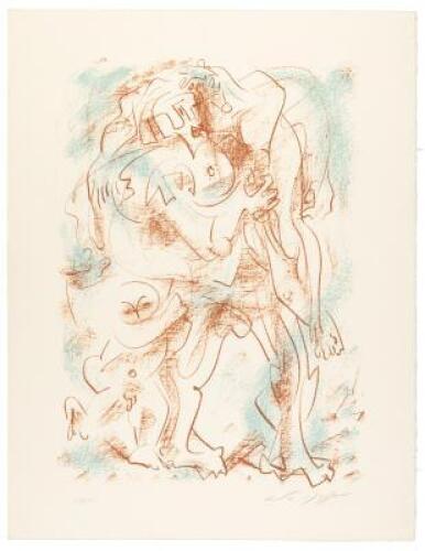 Aeneas and His Children - lithograph from the International Rescue Committee Flight Portfolio