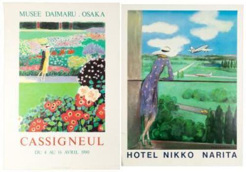 Two posters by Jean-Pierre Cassigneul