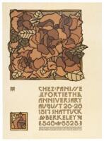 Chez Panisse Fortieth Anniversary