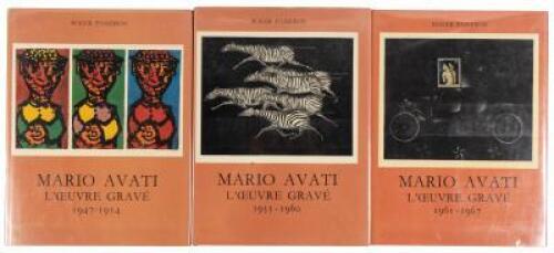 Mario Avati L'Oeuvre Gravé