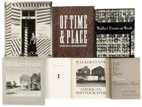 Seven photography volumes by Walker Evans