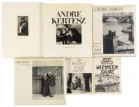 Six photography volumes by Andre Kertesz