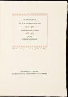 Bibliography of the Grabhorn Press 1957-1966 & Grabhorn-Hoyem 1966-1973