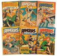 RANGERS COMICS Nos. 30, 36, 37, 40, 52 and 54 * Lot of Six Comics