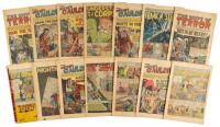 EC COMICS * Lot of 14 Coverless Reading Copies * HORROR, CRIME and MAD