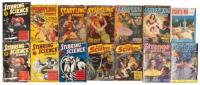 Lot of 67 Pulp Mags, Including AMAZING STORIES, ASTOUNDING STORIES, PLANET STORIES, STARTLING STORIES, THRILLING WONDER STORIES, etc.