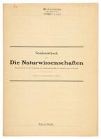 Max Planck als Forscher - author's offprint from Die Naturwissenschaften