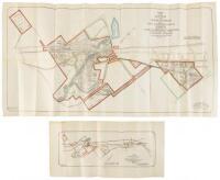 Map of Geyser and Lincoln Parks with Pine Promenades Connecting... [with] Map of a part of Saratoga Springs made by the State Reservation Commission under the Direction of the Consulting Engineer