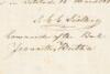 Autograph Document certifying a birth in mid-ocean en route from Europe to California - 2
