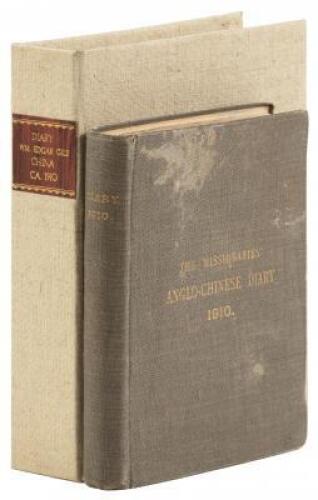 Manuscript Diary of William Edgar Geil, Missionary and Explorer Documenting his Trip Through China in 1910