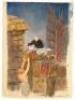 Twenty Original Watercolor Illustrations Depicting Chinese and East Asian Tradesmen - 2