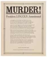 Murder! President Lincoln Assassinated!