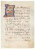 Manuscript Antiphonal Leaf