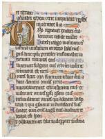 Manuscript Leaf from a Liturgical Psalter