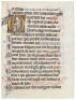Manuscript Leaf from a Liturgical Psalter