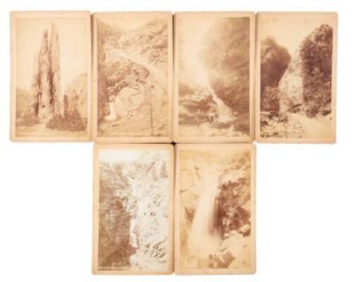 Twelve cabinet photographs of Colorado Springs