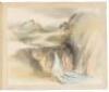 Album with 30 large ink & watercolor paintings of Japanese country scenery - 3