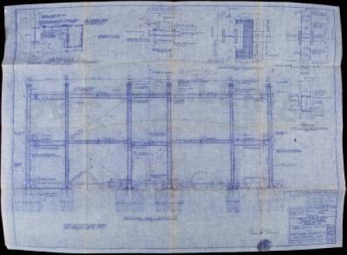 Blueprints for various brewing buildings