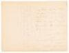 Autograph letter to Mme Catusse concerning a recent duel fought on l'&Icirc;le de la Jatte and referring to his lover Lucien Daudet - 2