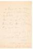 Autograph letter to Mme Catusse concerning a recent duel fought on l'&Icirc;le de la Jatte and referring to his lover Lucien Daudet - 4