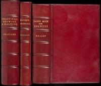 Three volumes on brewing - finely bound