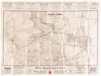 Clason's Guide Map to Colorado Springs, Manitou, Colorado City and Pike's Peak Region (panel title)