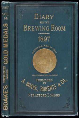 Diary for the Brewing Room 1897