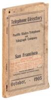 San Francisco Telephone Directory... October, 1905