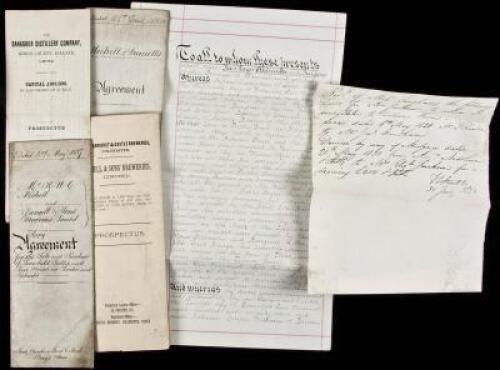 Collection of deeds, prospectuses and other documents relating to English Breweries and public houses