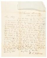 Letter from Daniel Boone relation about Kit Carson’s brother’s expedition across the Plains to Santa Fe