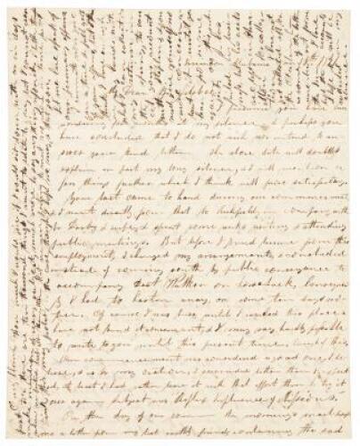 Letter from a young Oberlin-trained New York missionary who preached to plantation slaves in Alabama
