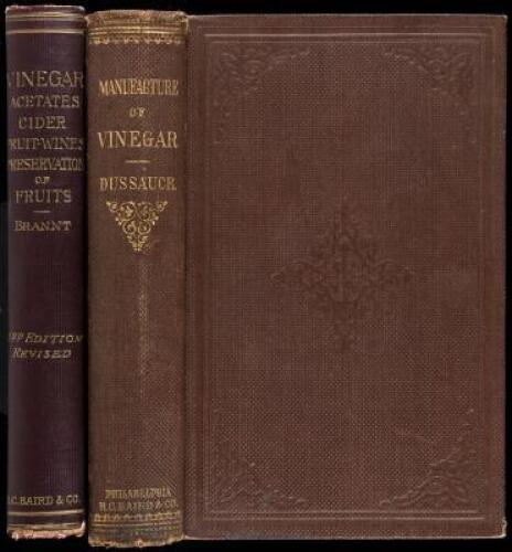 Two volumes on the manufacture of vinegar