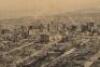 Ruins of San Francisco, Nob Hill in foreground, from Lawrence Captive Airship, 1500 feet elevation, May 29, 1906 - 5