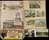 Lot of wine ephemera from the late 19th and early 20th century