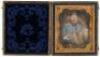 Daguerreotype of a seated soldier in uniform, holding a sword - 2