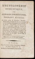 Encyclopédie Domestique, ou Annales Instructives, Formant Recueil de Toutes Sortes de Remedes, Recettes...