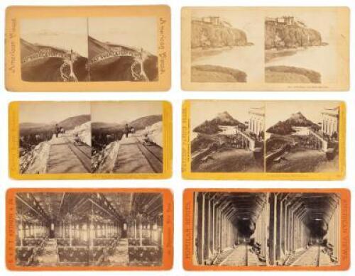 Six stereoviews of California