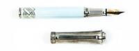 South Beach Grey Enamel and Sterling Silver Limited Edition Fountain Pen