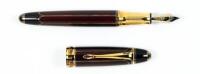 Metropolitan Burgundy Enamel and Vermeil Limited Edition Fountain Pen