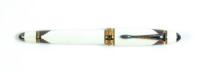 Star of India White Enamel and Vermeil Limited Edition Rollerball Pen