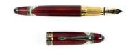 Star of India Red Enamel and Vermeil Limited Edition Fountain Pen