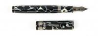 DecoBand Black and Cream Oversized "Wild Side" Fountain Pen