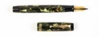 Duofold Sea-Green Celluloid Fountain Pen, Rare Color, Canadian, Last Year of Production, 1933