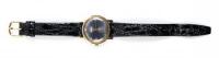 Seamaster DeVille Black Dial 14K Gold-Filled Automatic Wristwatch, 1960s