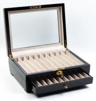 Black Wood Pen Storage and Display Box