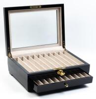 Black Wood Pen Storage and Display Box